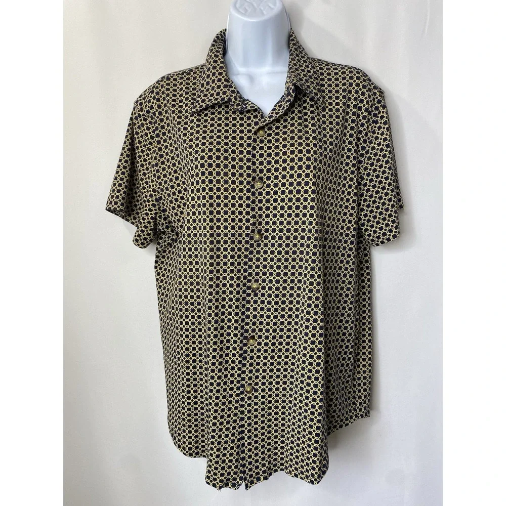Michael Kors Womens Button Up Shirt‎ Size Large Career Wear Ivy League Business